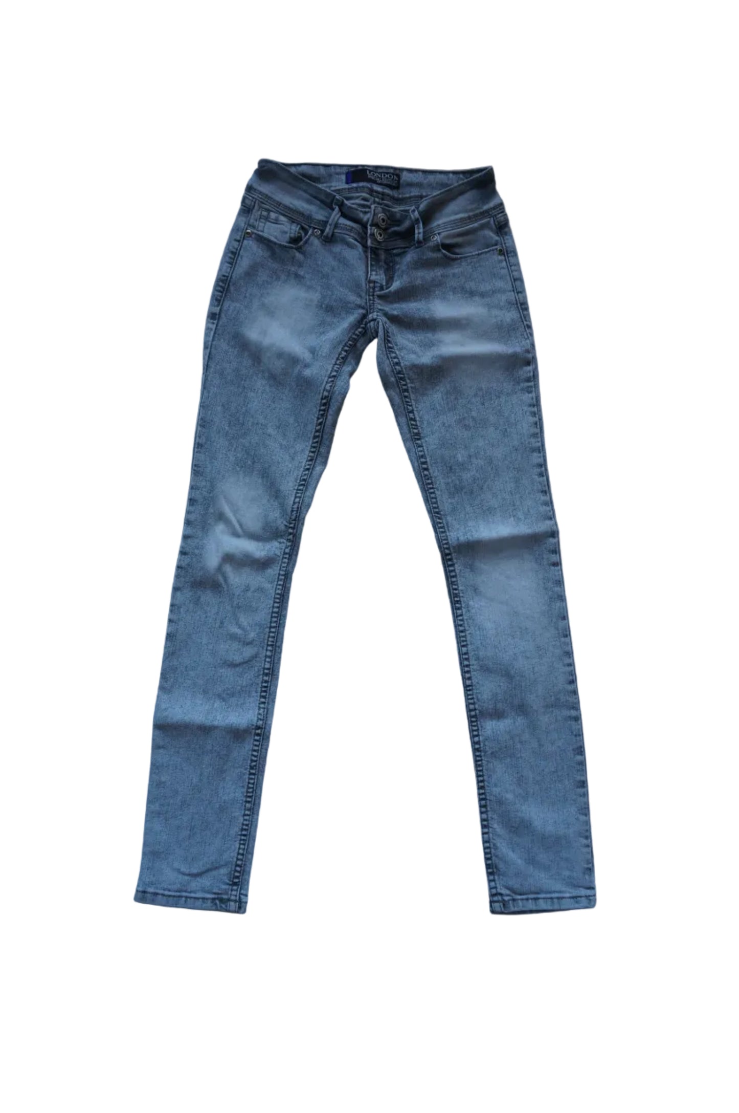 Vintage Bongo Grey Ultra Low Rise Jeans - Size 0