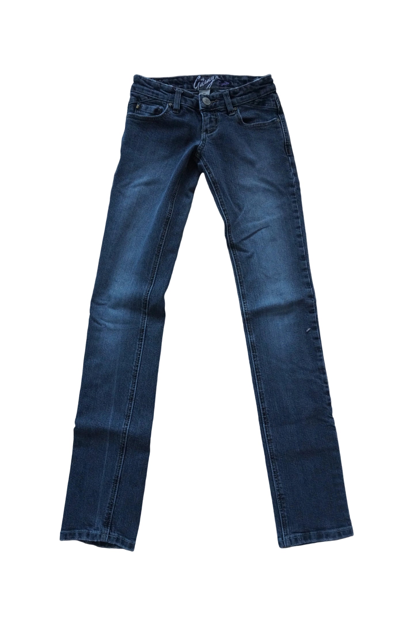 Vintage Garage Ultra Low Rise Skinny Jeans - Size 00