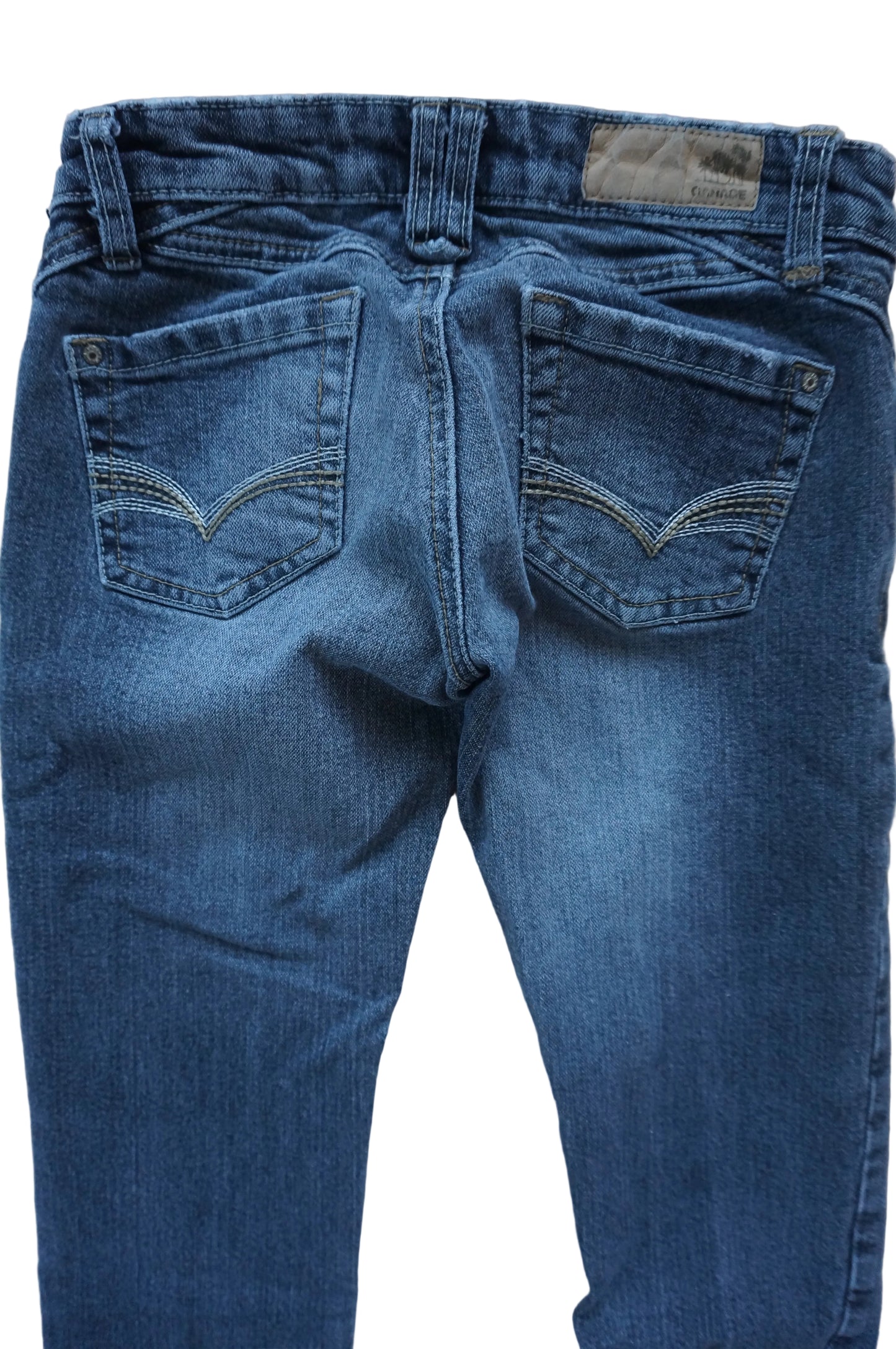 Vintage Garage Ultra Low Rise Skinny Jeans - Size 00