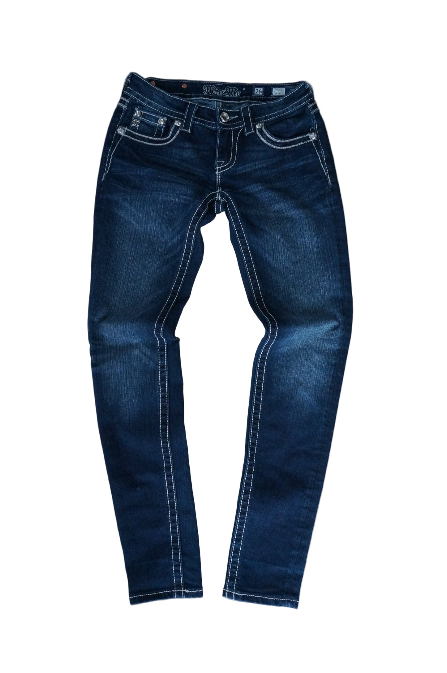 Miss Me Dark Wash Skinny Jeans