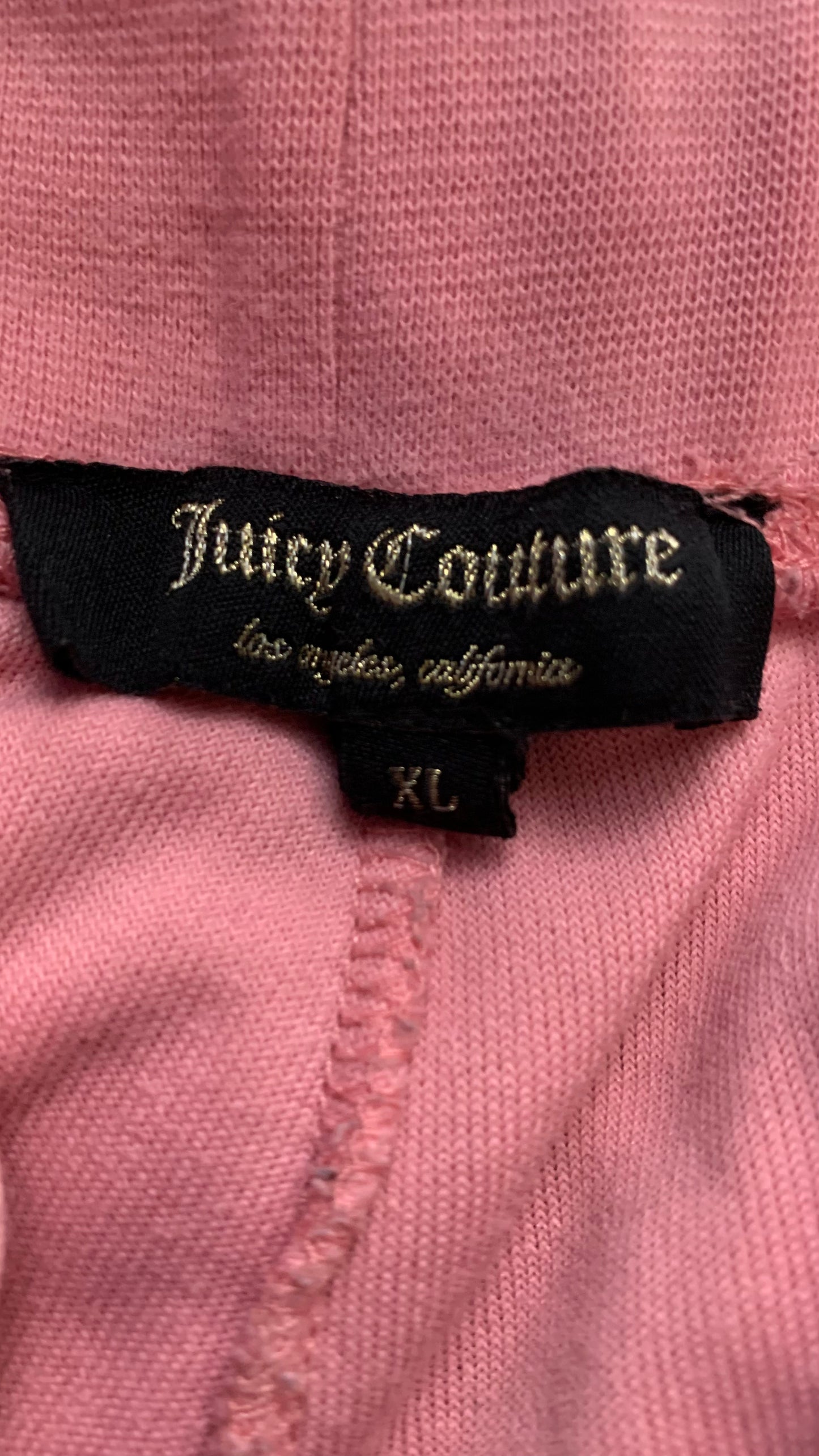 Bubble Gum Pink Juicy Couture Terry Cloth Track Pants