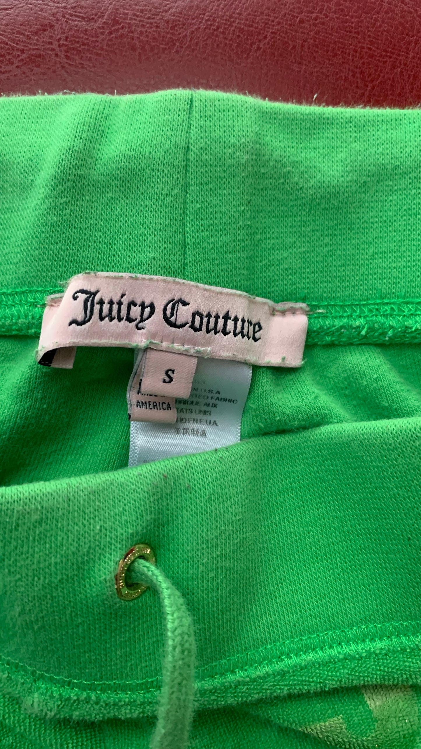 Green Terry Cloth Juicy Couture Tracksuit