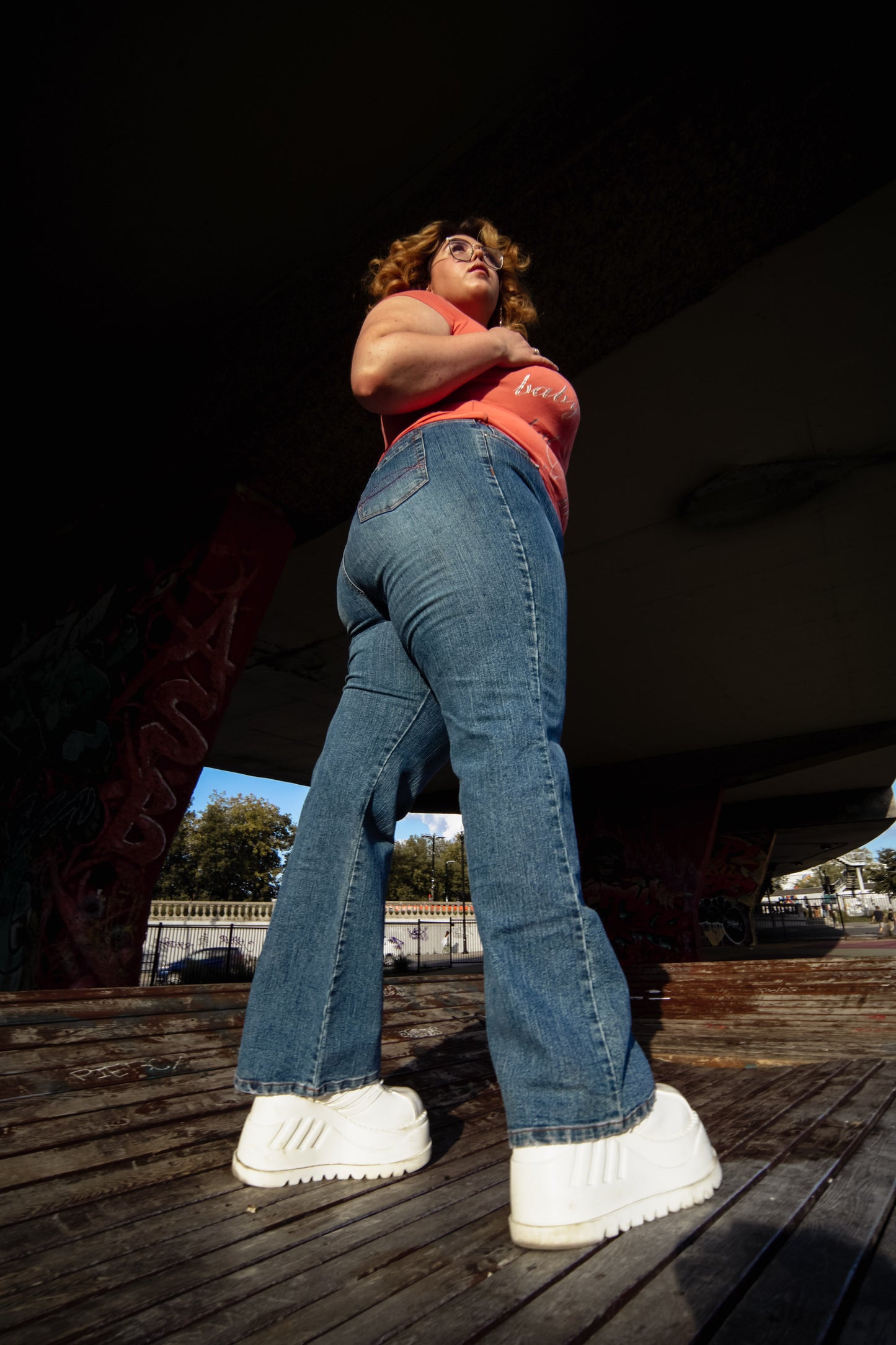 Digital Flared Jeans