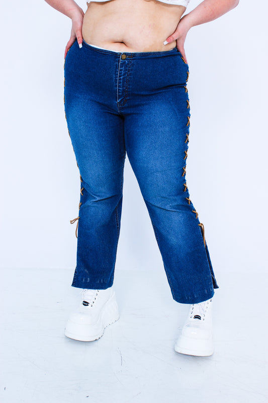 BRATZ Style Lace Up Jeans