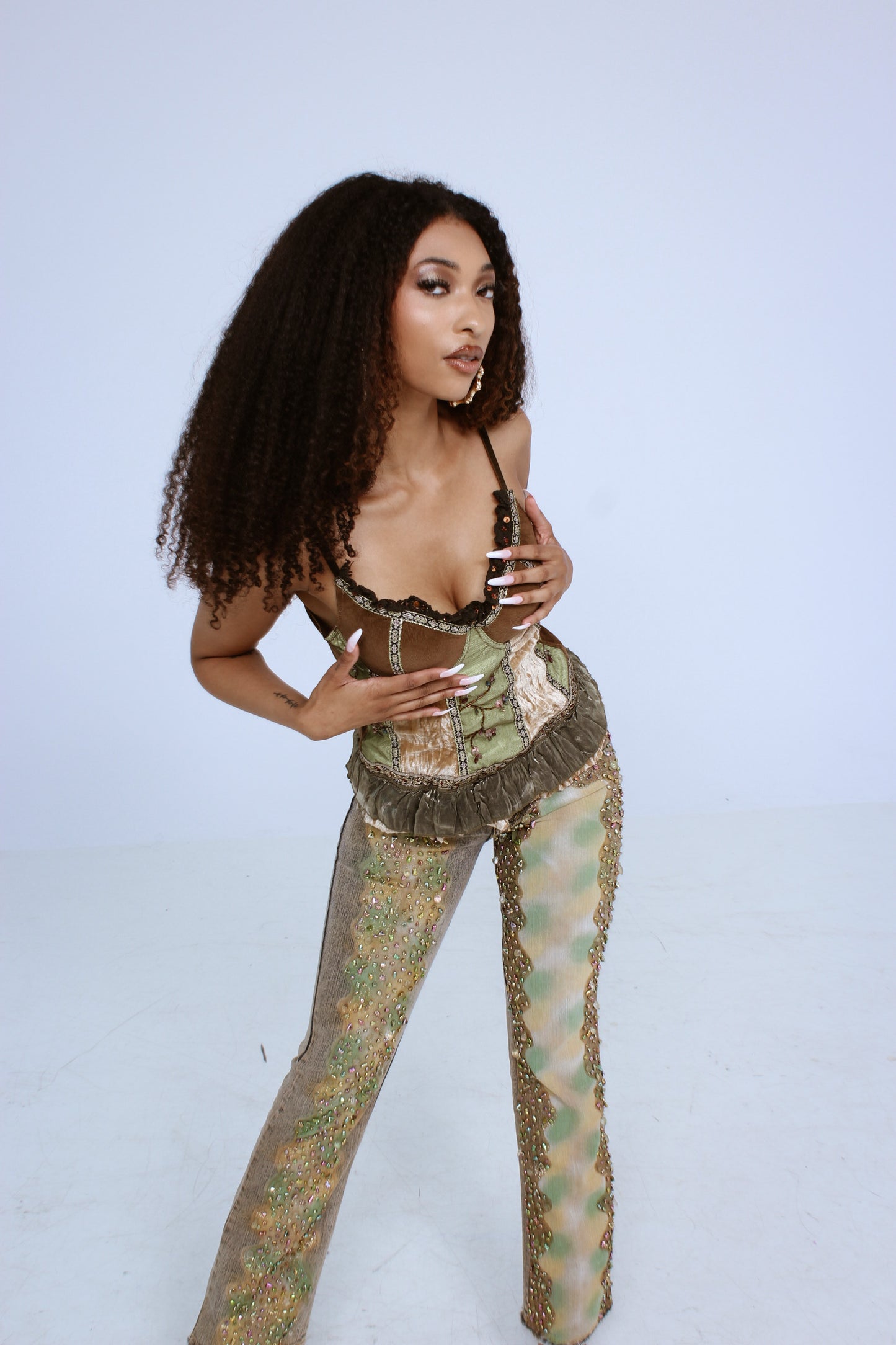 Vintage fairy bustier top