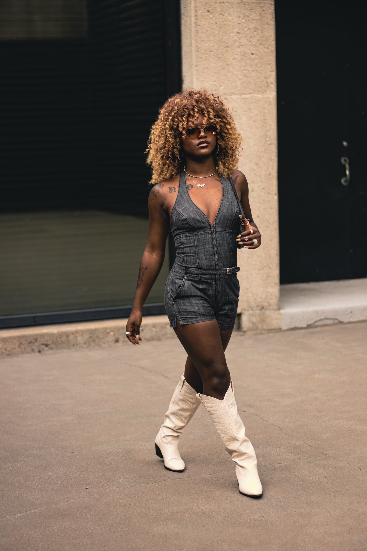 Guess Denim Jumpsuit