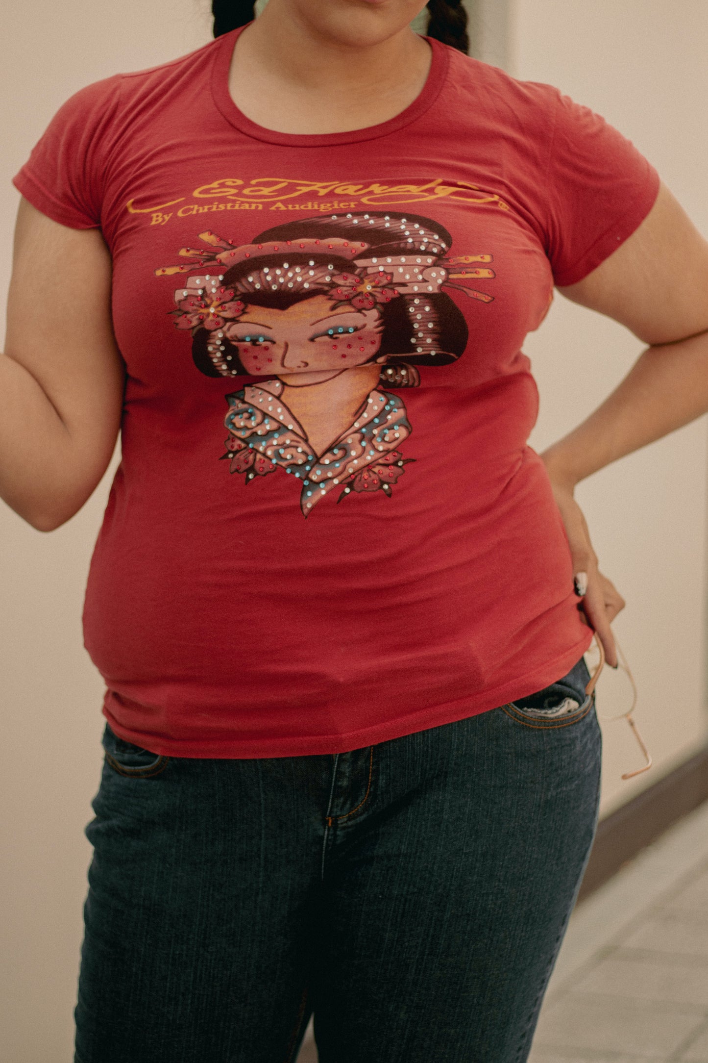 Red Ed Hardy T-Shirt