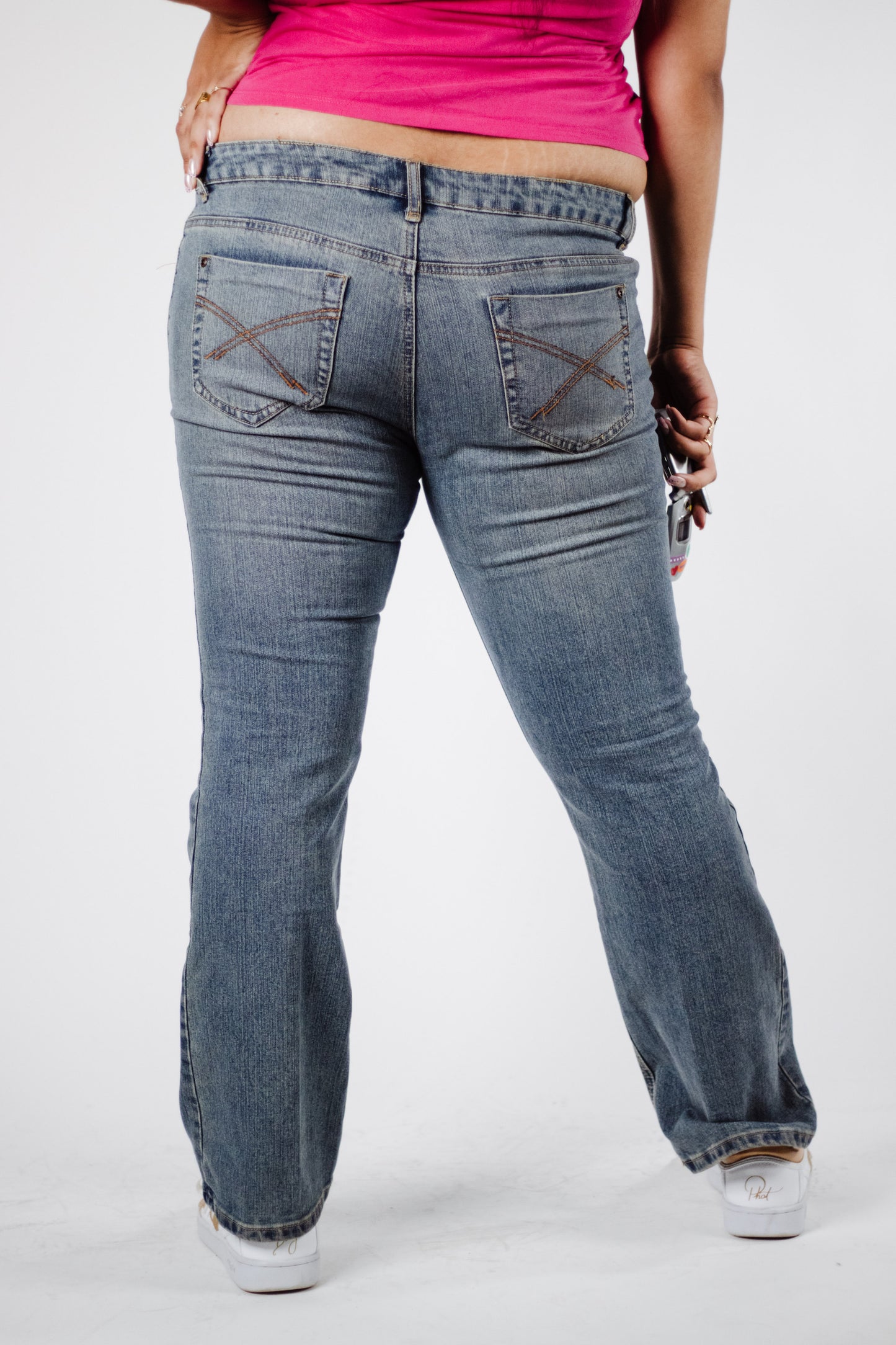 Light Wash Low Rise Jeans