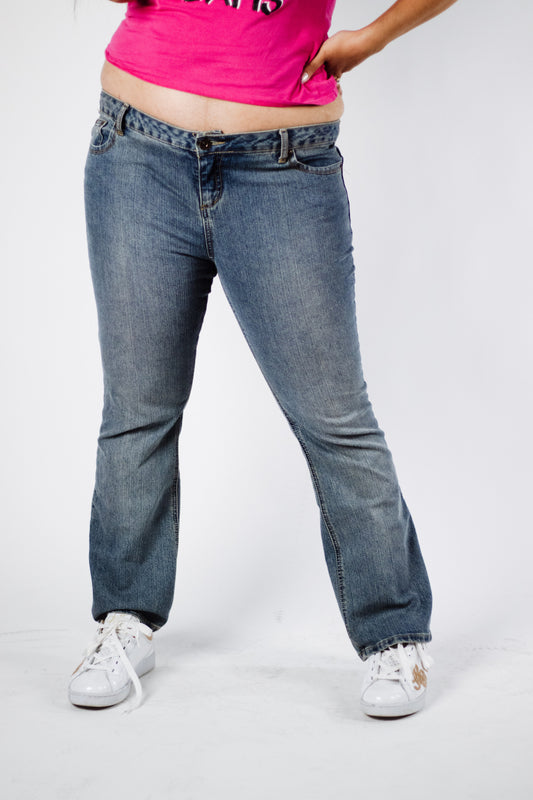 Light Wash Low Rise Jeans