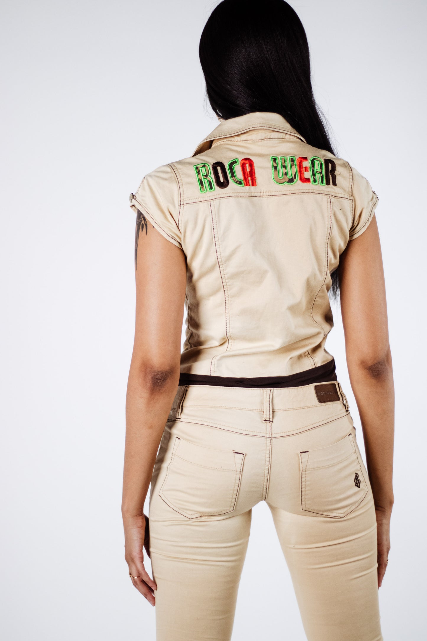 Beige Rocawear Jumpsuit