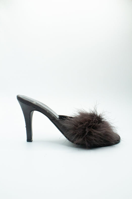 La Vie en Rose Fluffy Pumps